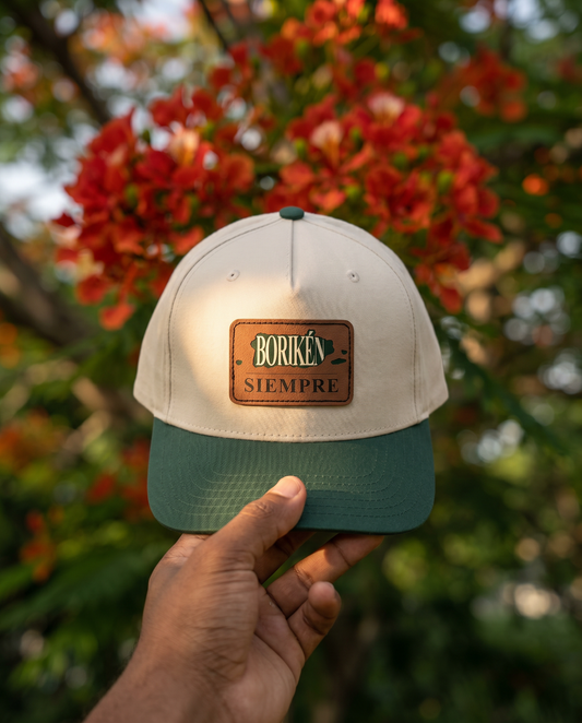 Siempre Borikén Cap with Leather Patch