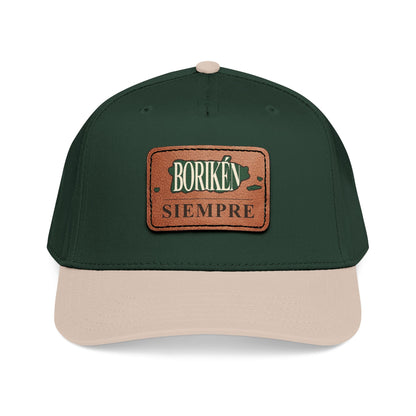 Siempre Borikén Cap with Leather Patch