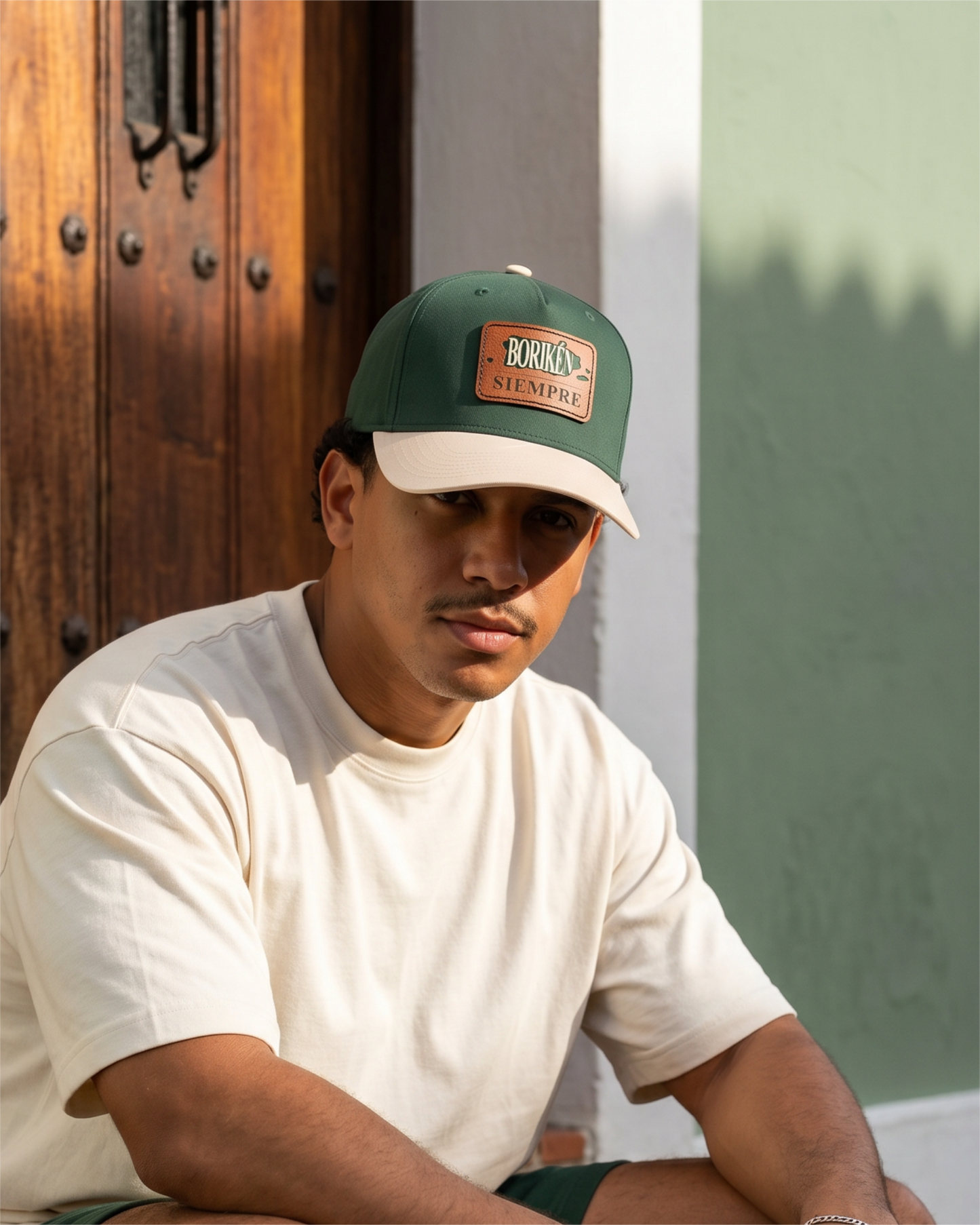 Siempre Borikén Cap with Leather Patch