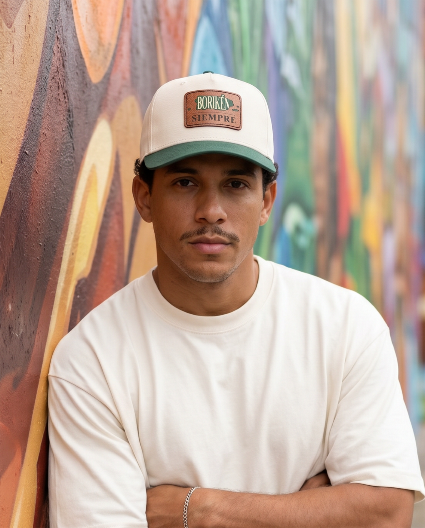 Siempre Borikén Cap with Leather Patch