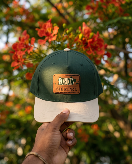 Siempre Borikén Cap with Leather Patch